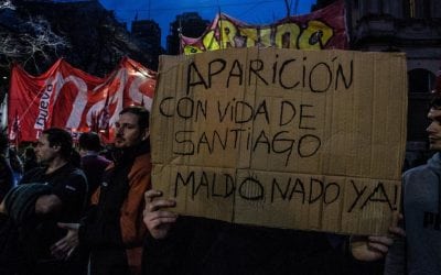 LA DESAPARICIÓN FORZADA DE SANTIAGO MALDONADO La CPM se presentó como querellante en la causa