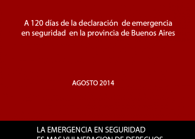 Informe | Emergencia en seguridad 2014