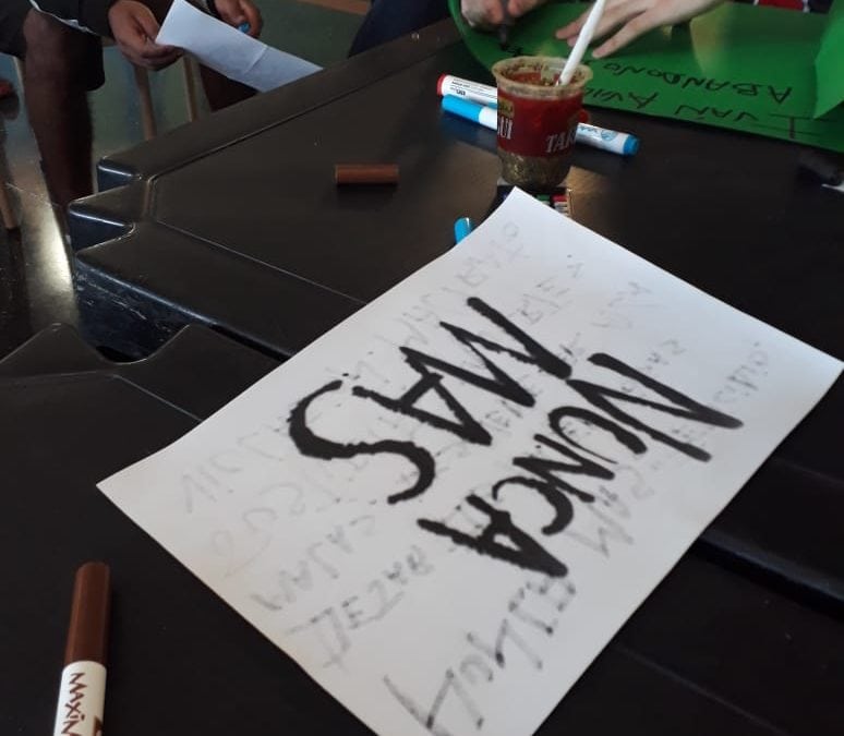 Taller de la CPM en el Instituto Almafuerte